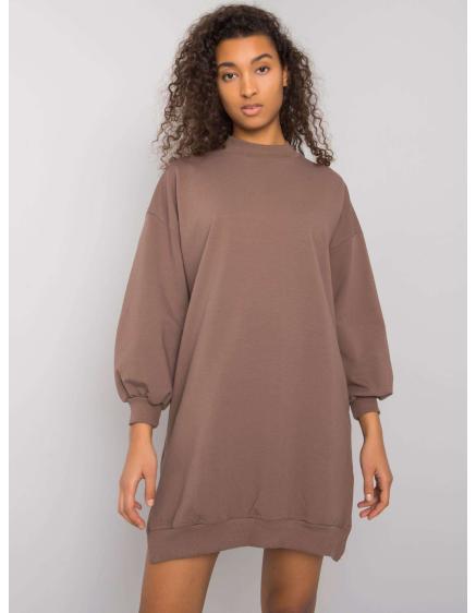 Dámske šaty Maretta RUE PARIS hnedé