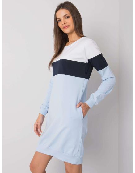 Dámské šaty Feliciana RUE PARIS námořnicky modré a bílé 