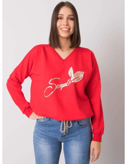 Dámská halenka plus size JILEE červená 