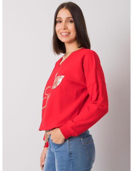 Dámská halenka plus size JILEE červená 