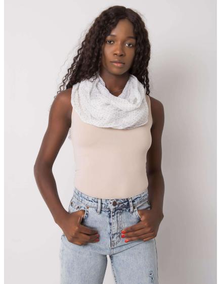 Női csíkos sál FELIPE fekete és fehér