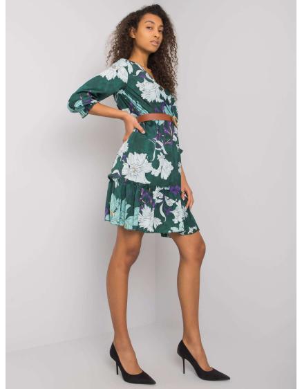 Női ruha övvel PENSACOLA zöld