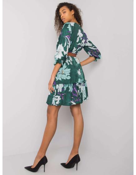 Női ruha övvel PENSACOLA zöld