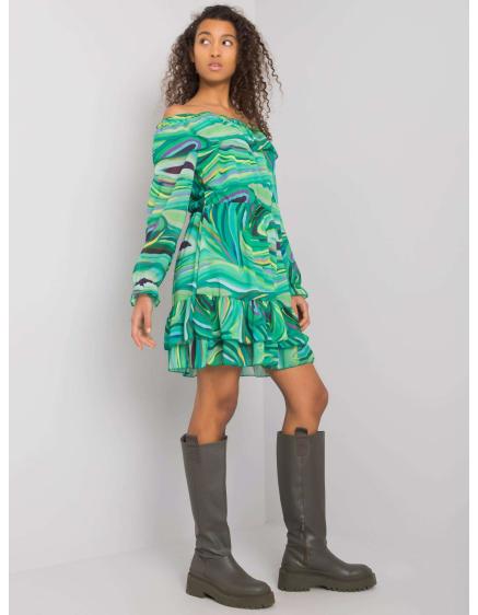Női fodros ruha spanyol EDMONTON zöld