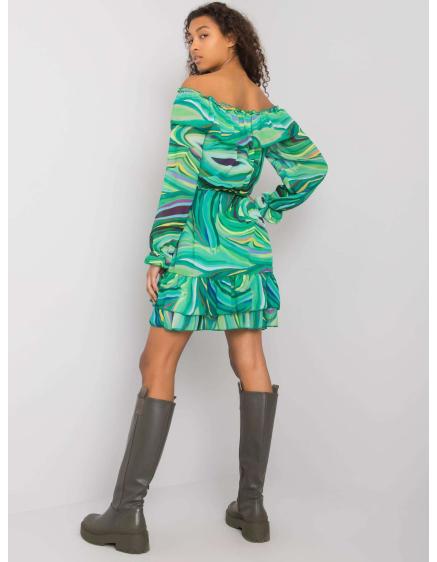 Női fodros ruha spanyol EDMONTON zöld