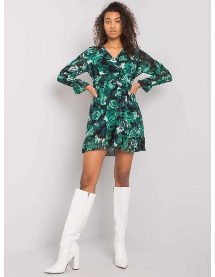 Női ruha övvel COURTENAY zöld