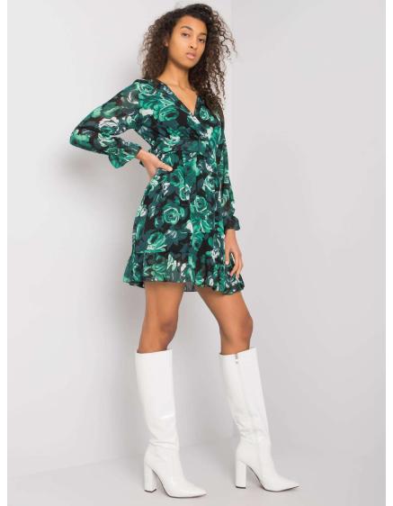 Női ruha övvel COURTENAY zöld