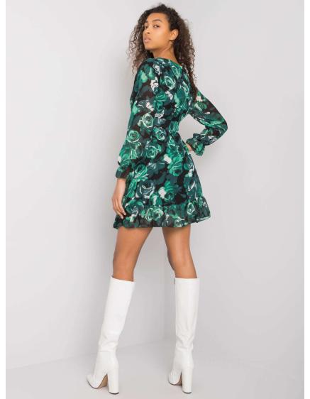 Női ruha övvel COURTENAY zöld