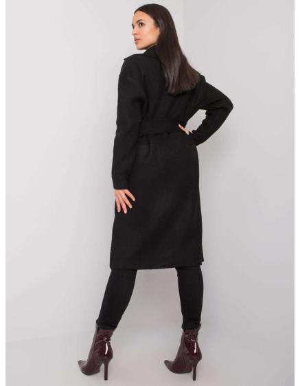 Cordie RUE PARIS fekete női kardigán nyakkendővel