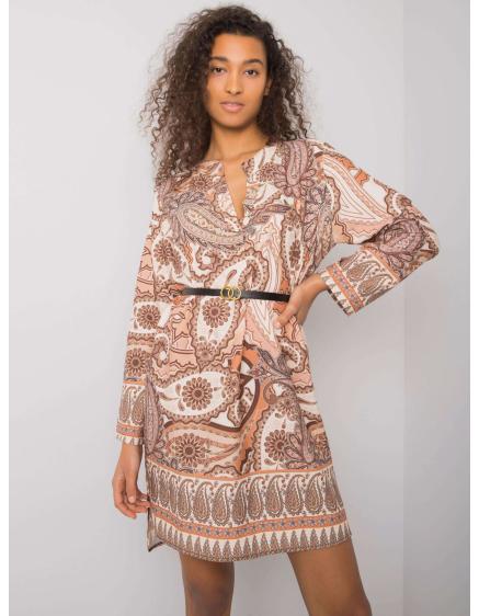 Női nyomtatott ruha VANCOUVER beige