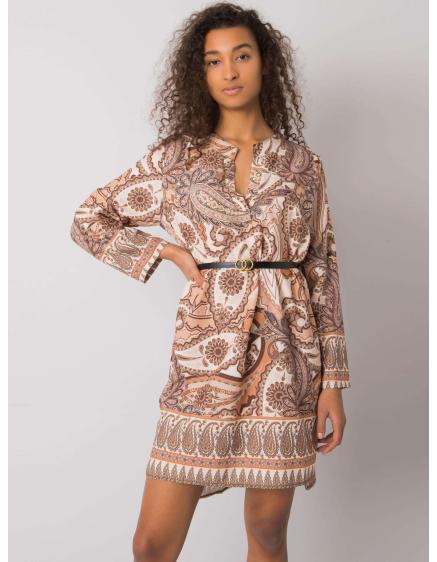 Női nyomtatott ruha VANCOUVER beige