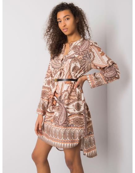 Női nyomtatott ruha VANCOUVER beige