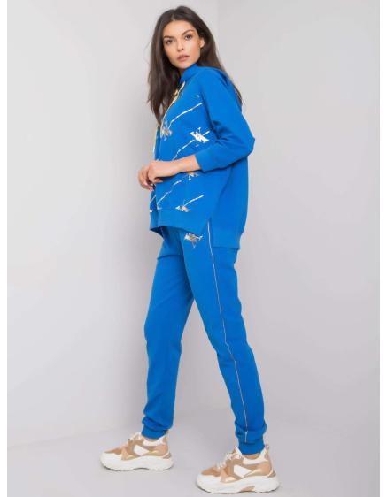 Női nyomtatott tréningruha CLIFFTON sötétkék