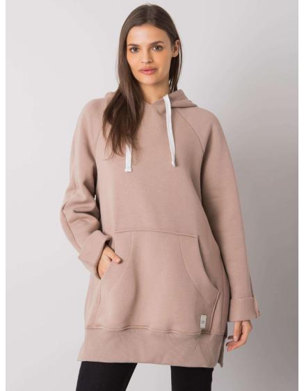 Női Arno Kenguru pulóver RUE PARIS sötét bézs színű