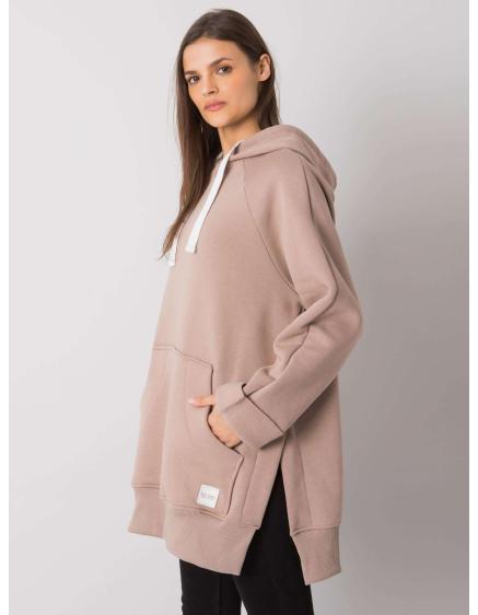 Női Arno Kenguru pulóver RUE PARIS sötét bézs színű