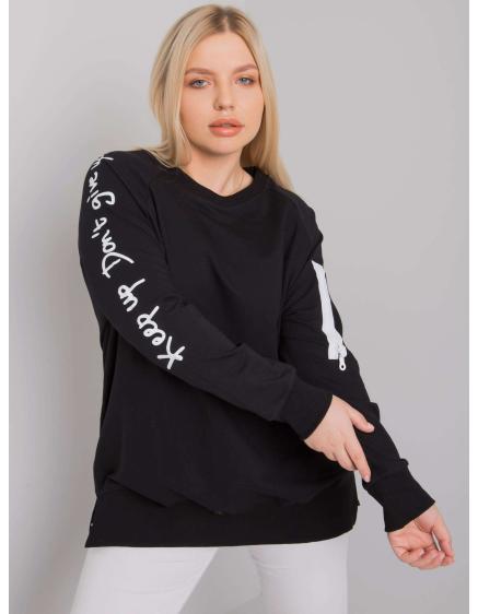 Dámská tunika plus size PARMA černá 