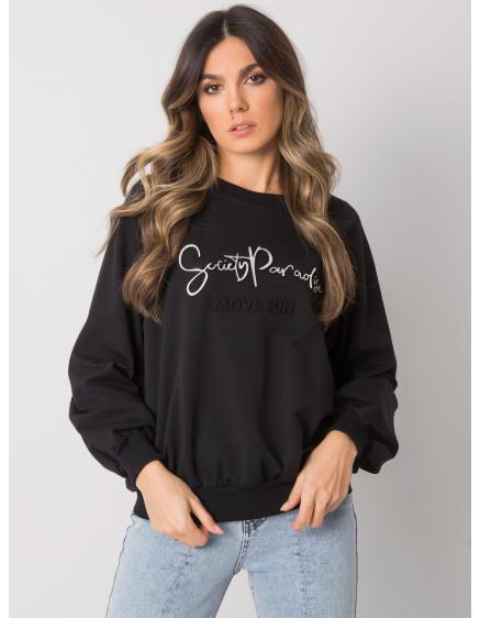 Női kapucnis pulóver Harriette RUE PARIS fekete