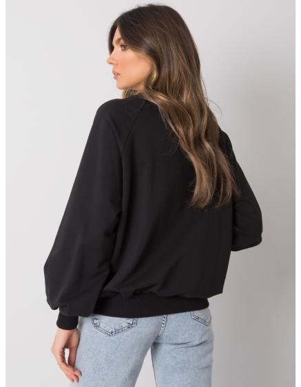 Női kapucnis pulóver Harriette RUE PARIS fekete