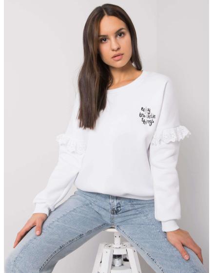 Női kapucnis pulóver Alvah RUE PARIS fehér