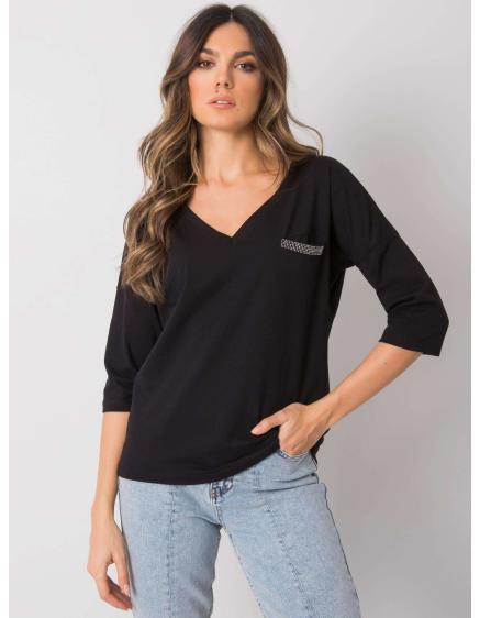 Női blúz Sofia RUE PARIS fekete