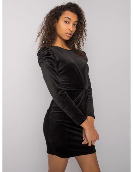 Női hosszú ujjú ruha Ellara RUE PARIS fekete