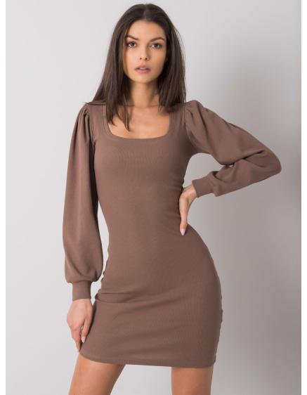 Dámske šaty Shantaya RUE PARIS hnedé