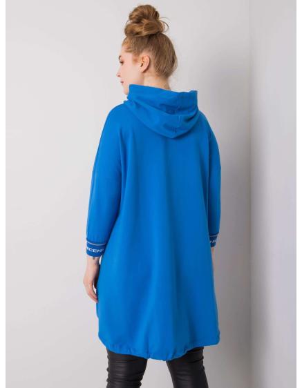 Dámská mikina s kapucí BELINA tmavě modrá