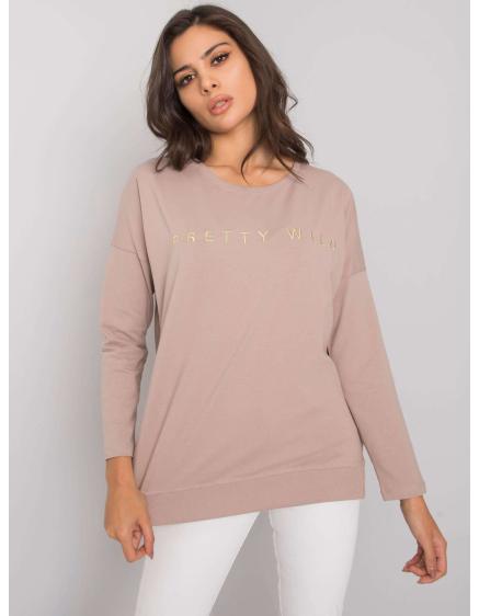 Női plus size blúz Halle RUE PARIS bézs színben