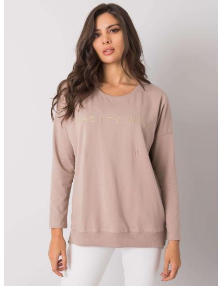 Női plus size blúz Halle RUE PARIS bézs színben