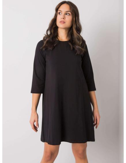 Dámské šaty s krajkou Jamelia RUE PARIS černé