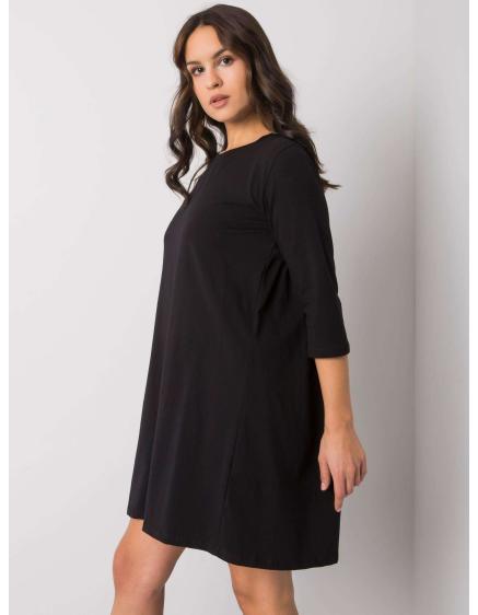 Dámské šaty s krajkou Jamelia RUE PARIS černé