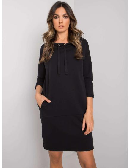 Női ruha zsebekkel Ordino RUE PARIS fekete Ordino RUE PARIS fekete