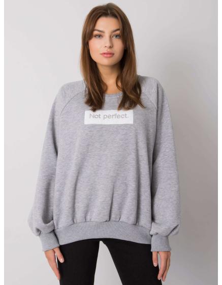 Női kapucnis pulóver JORDY szürke