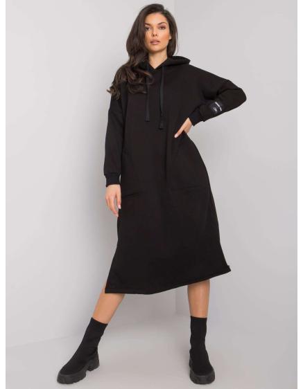 Dámské šaty s kapsami Sheffield RUE PARIS černé  