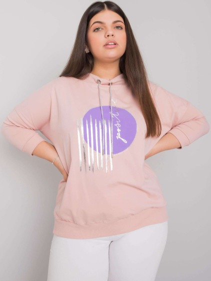 Dámska plus size blúzka BELLA pink