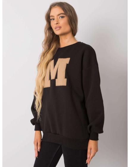 Dámská mikina bavlněná  ARMELLE černá