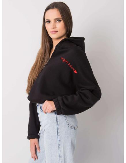 Dámská mikina vyšívaná Michelle RUE PARIS černá  