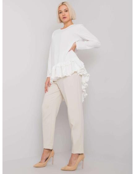 Női blúz fodros Tracy RUE PARIS fehér