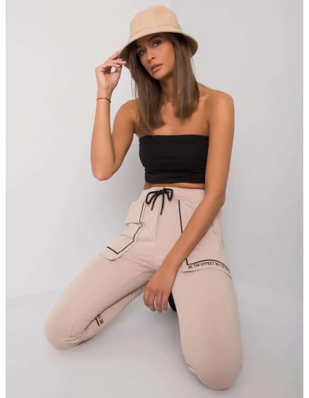 Női WINSLEY melegítőnadrág világos bézs színű