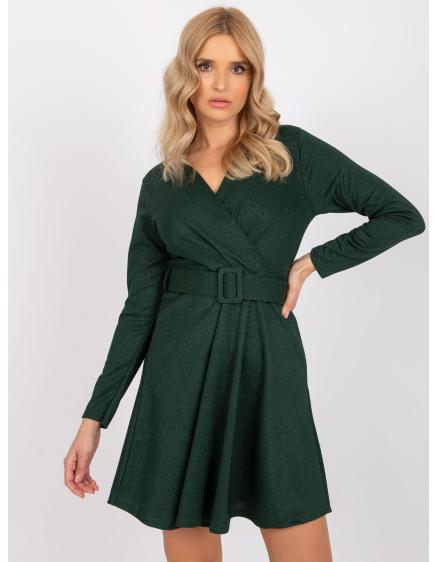 Női ruha övvel BEIRUT zöld