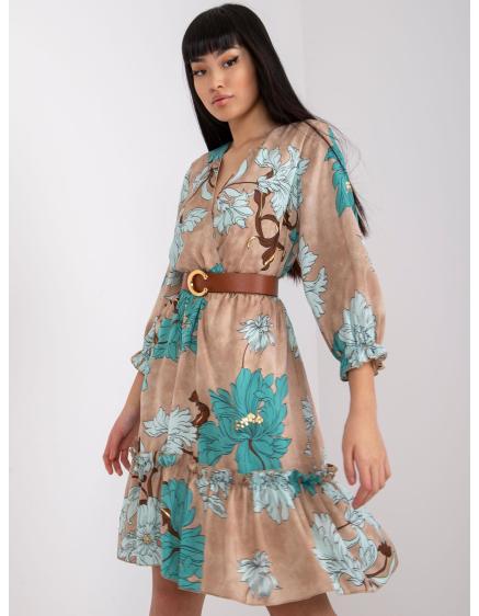 Női csíkos ruha PENSACOLA beige