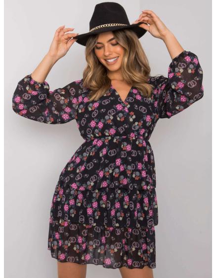 Női Elois RUE PARIS ruha fekete