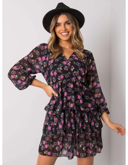 Női Elois RUE PARIS ruha fekete