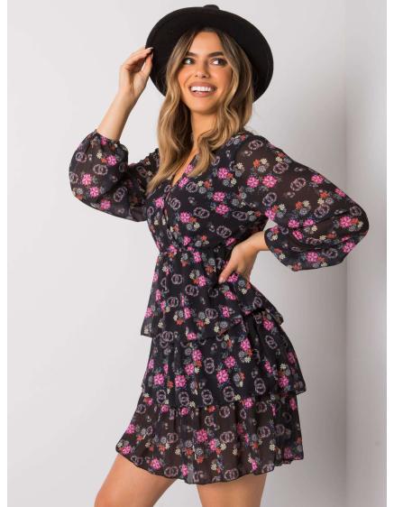 Női Elois RUE PARIS ruha fekete