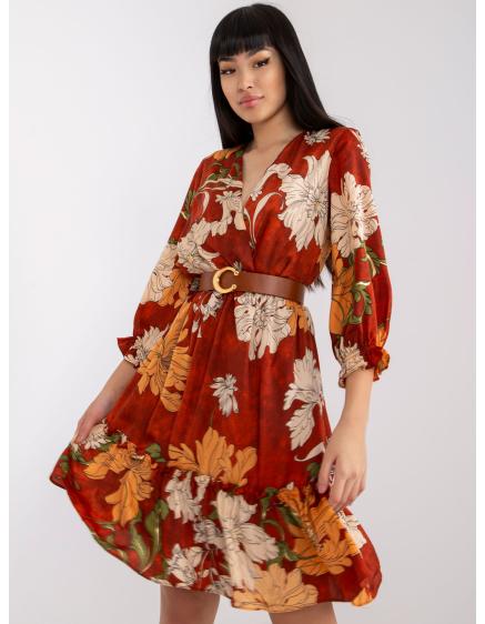 Női öves ruha PENSACOLA világos barna