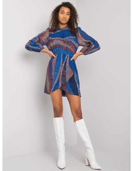 Dámske šaty s potlačou BROOKS tmavomodré