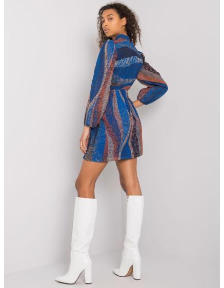 Dámske šaty s potlačou BROOKS tmavomodré