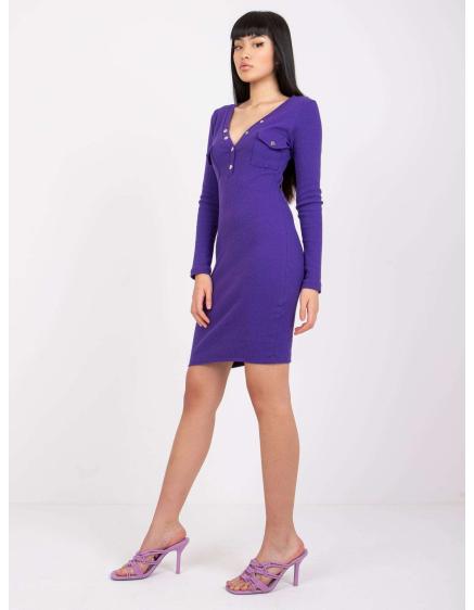 Dámské šaty Sophie RUE PARIS tmavě fialové