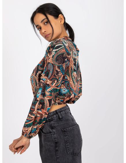 Dámská halenka s potiskem MIA černá 