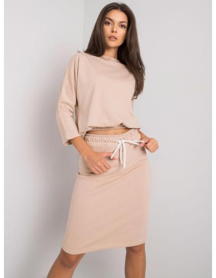 Női szoknyakészlet SAVINA bézs